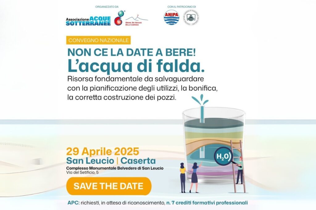 Convegno – NON CE LA DATE A BERE! L’acqua di falda