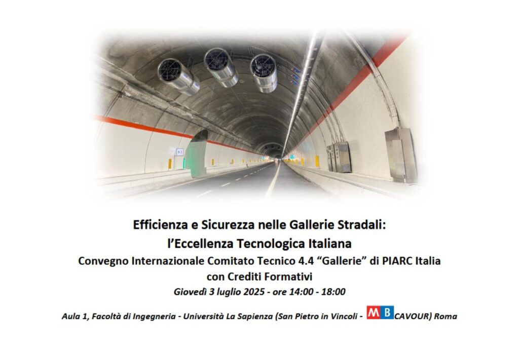 WEBINAR PIARC – Efficienza e Sicurezza nelle Gallerie Stradali: l’Eccellenza Tecnologica Italiana