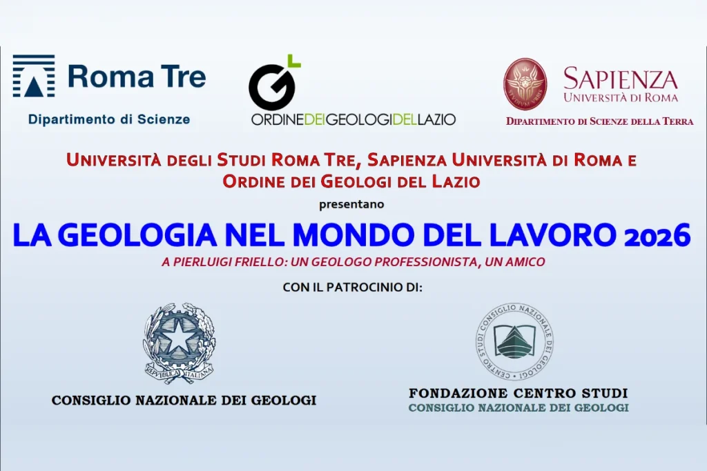 La Geologia nel Mondo del Lavoro 2026