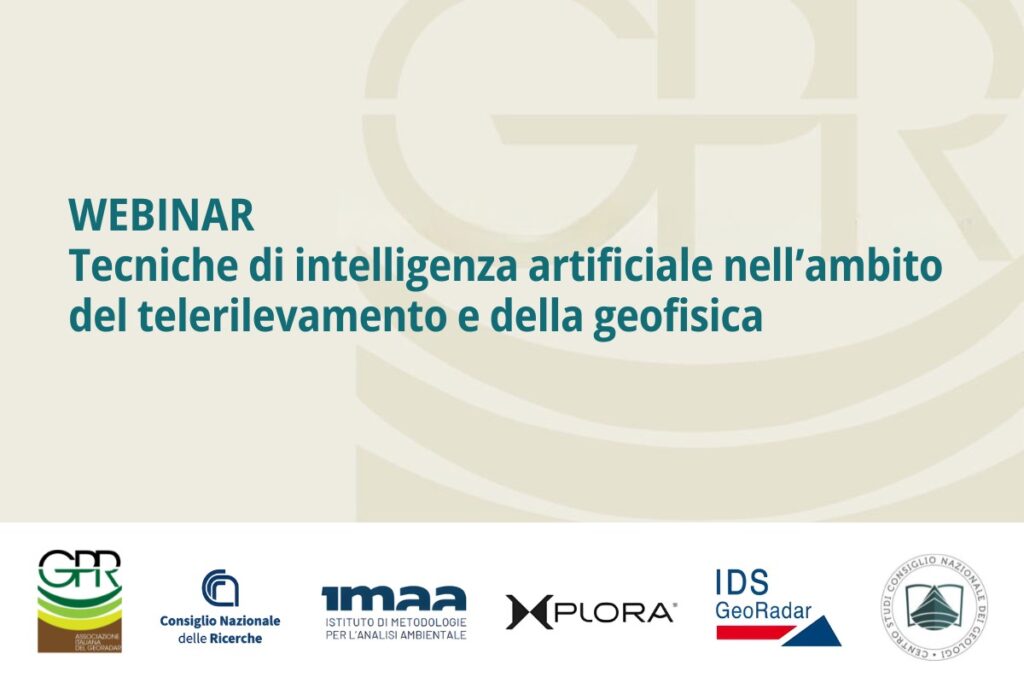 Webinar – Tecniche di intelligenza artificiale nell’ambito del telerilevamento e della geofisica