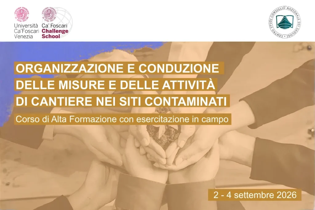 Le azioni di cantiere per la caratterizzazione di matrici ambientali: corso pratico con esercitazioni in campo